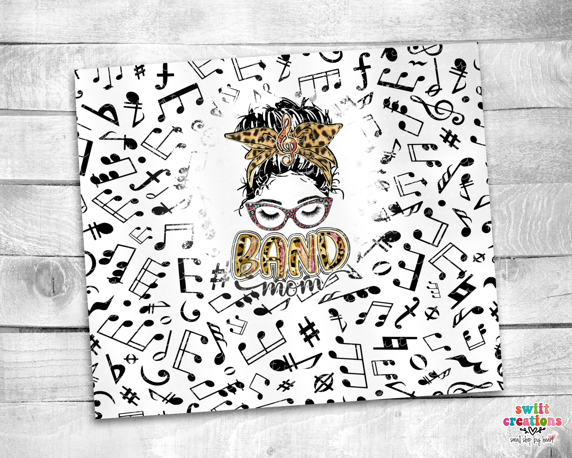 Band Mom Leopard Tumbler (T186)