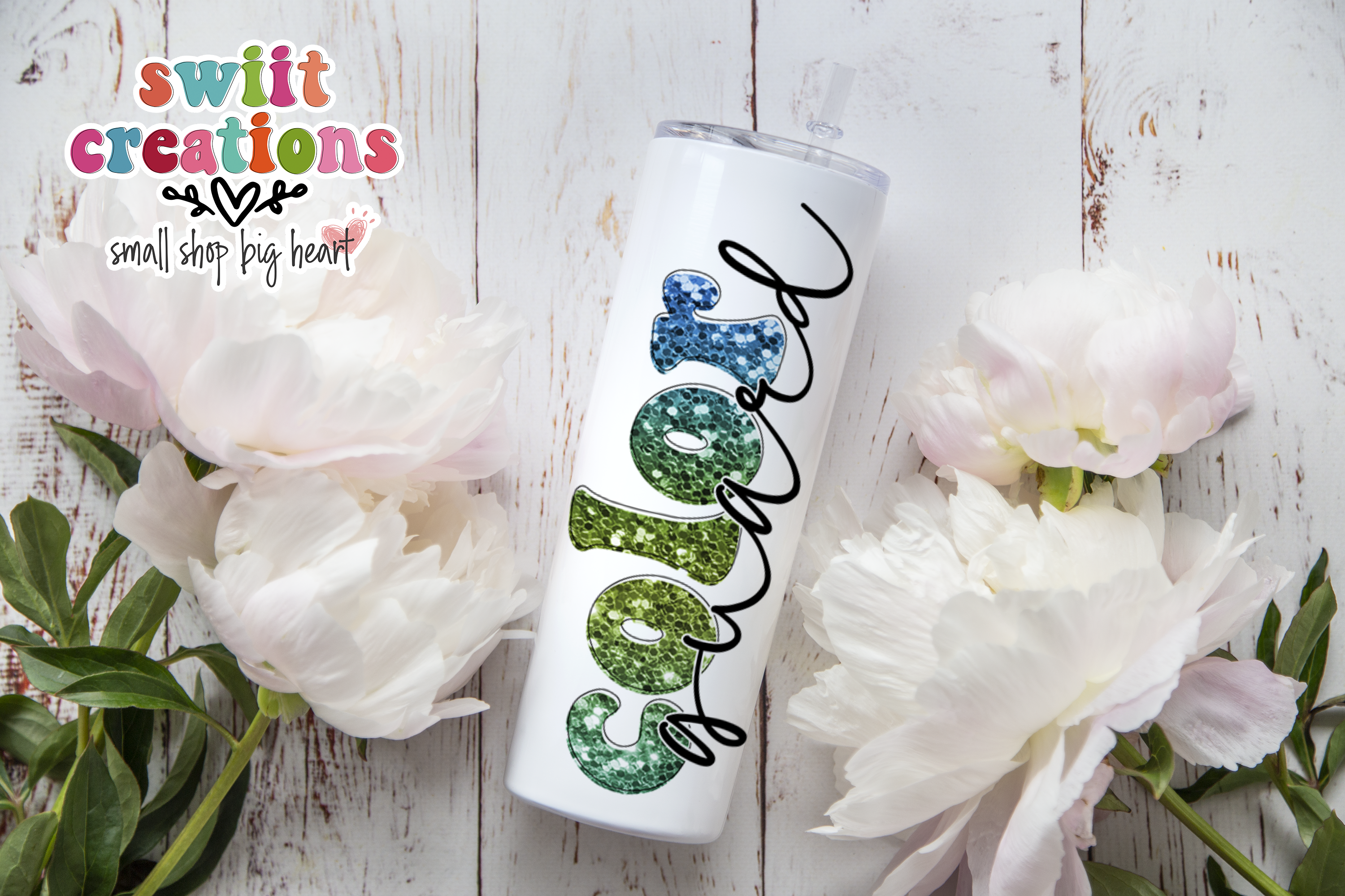 Color Guard Glitter Tumbler (T269)