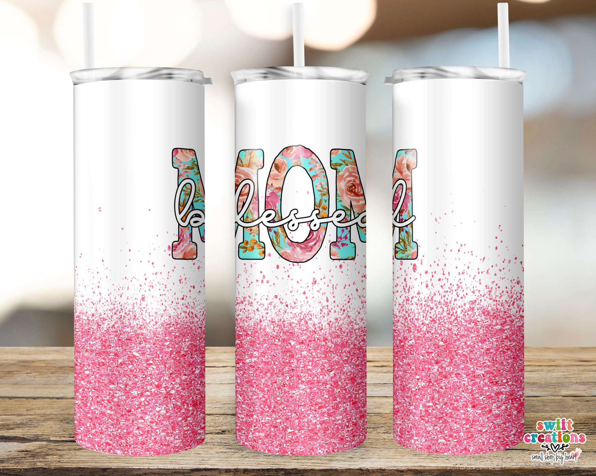 Blessed Mom Tumbler (T229)