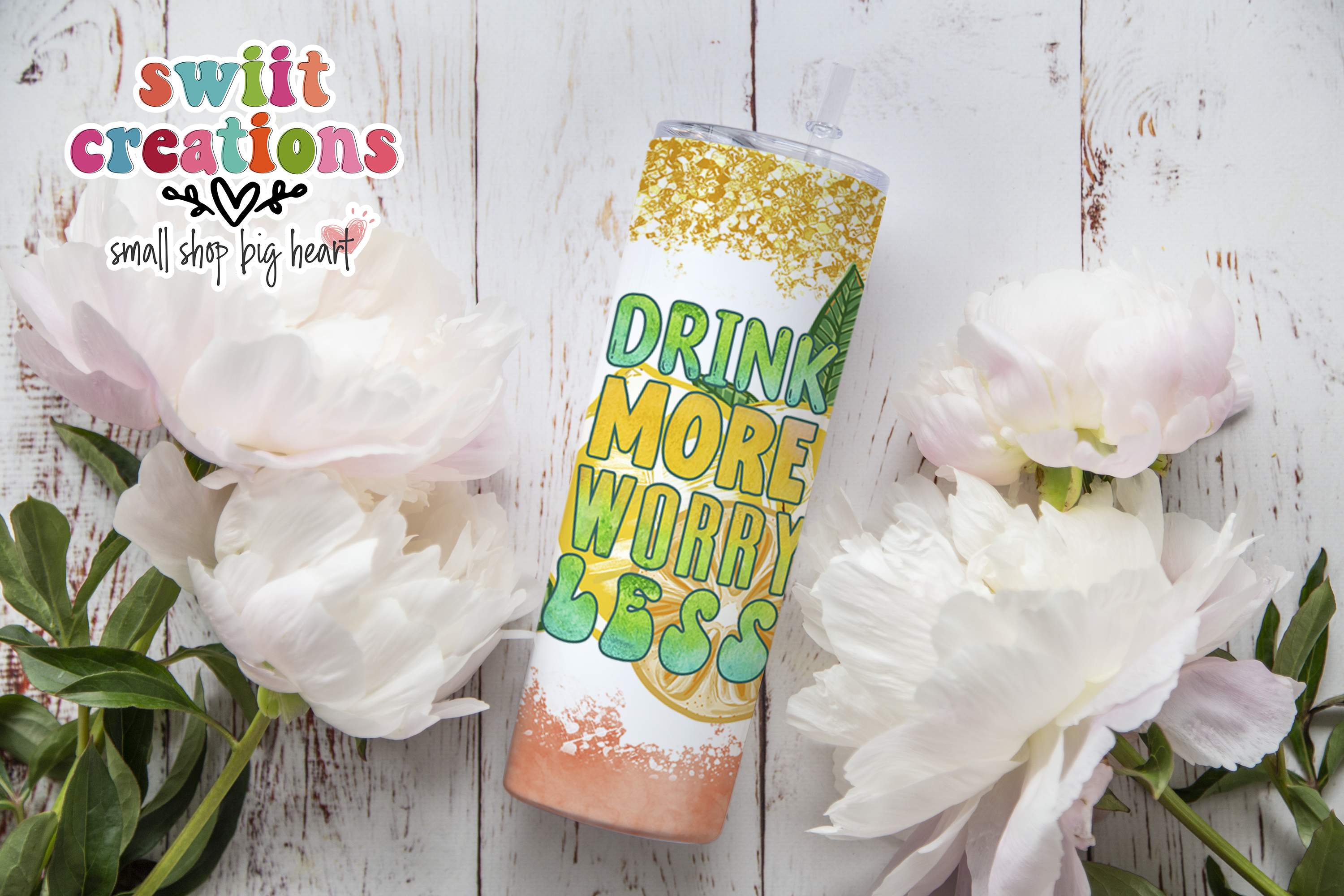 Drink More Worry Less Tumbler (T354)