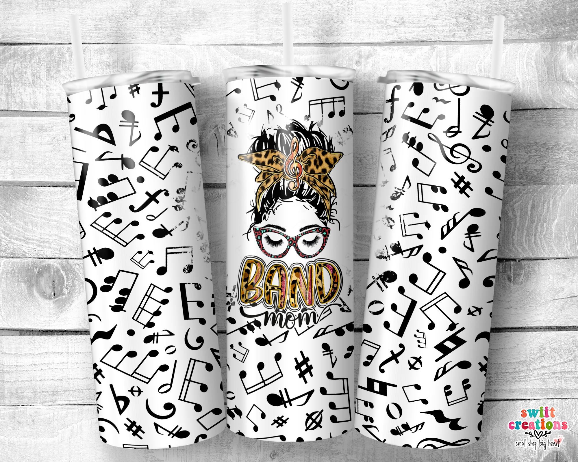 Band Mom Leopard Tumbler (T186)