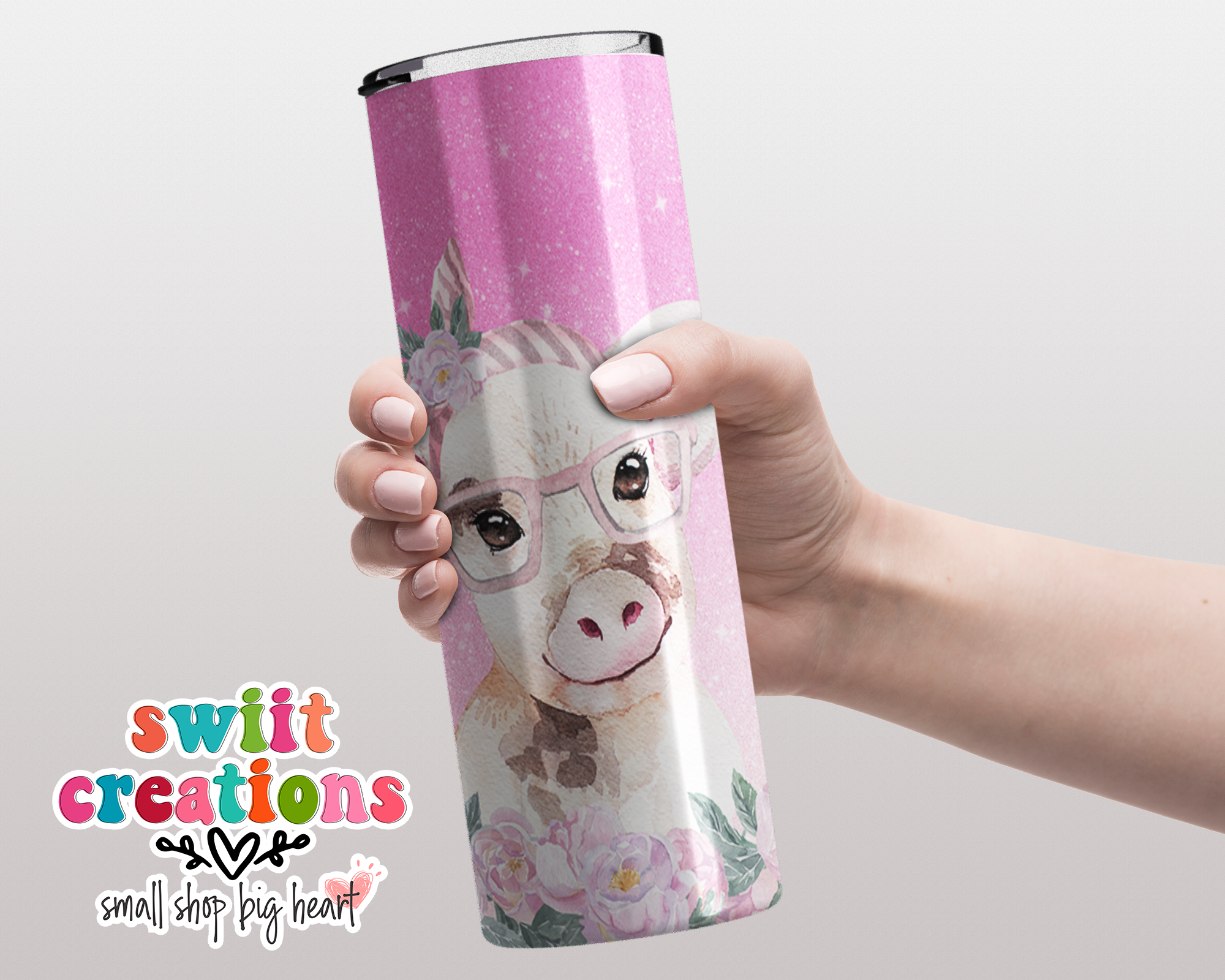 Cute Pig Tumbler (T342)