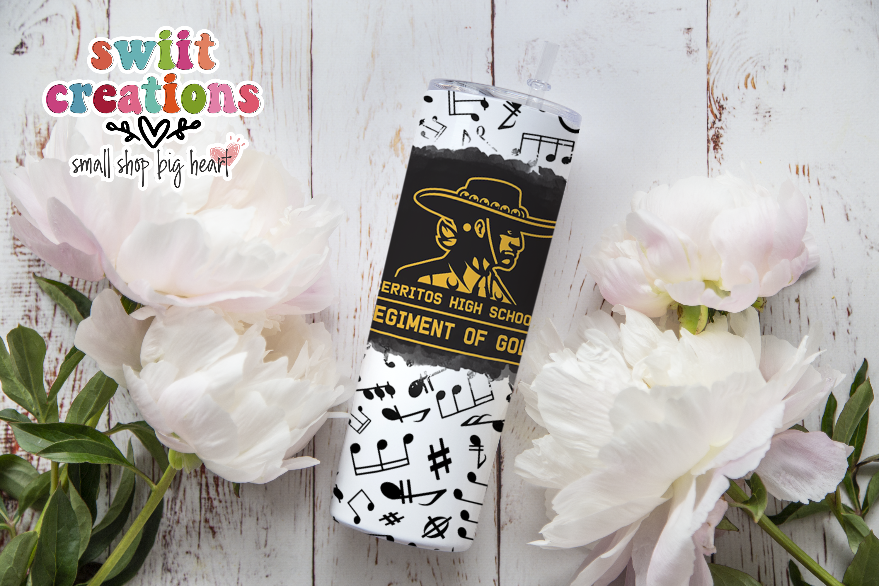 Cerritos Regiment of Gold Tumbler (T244)