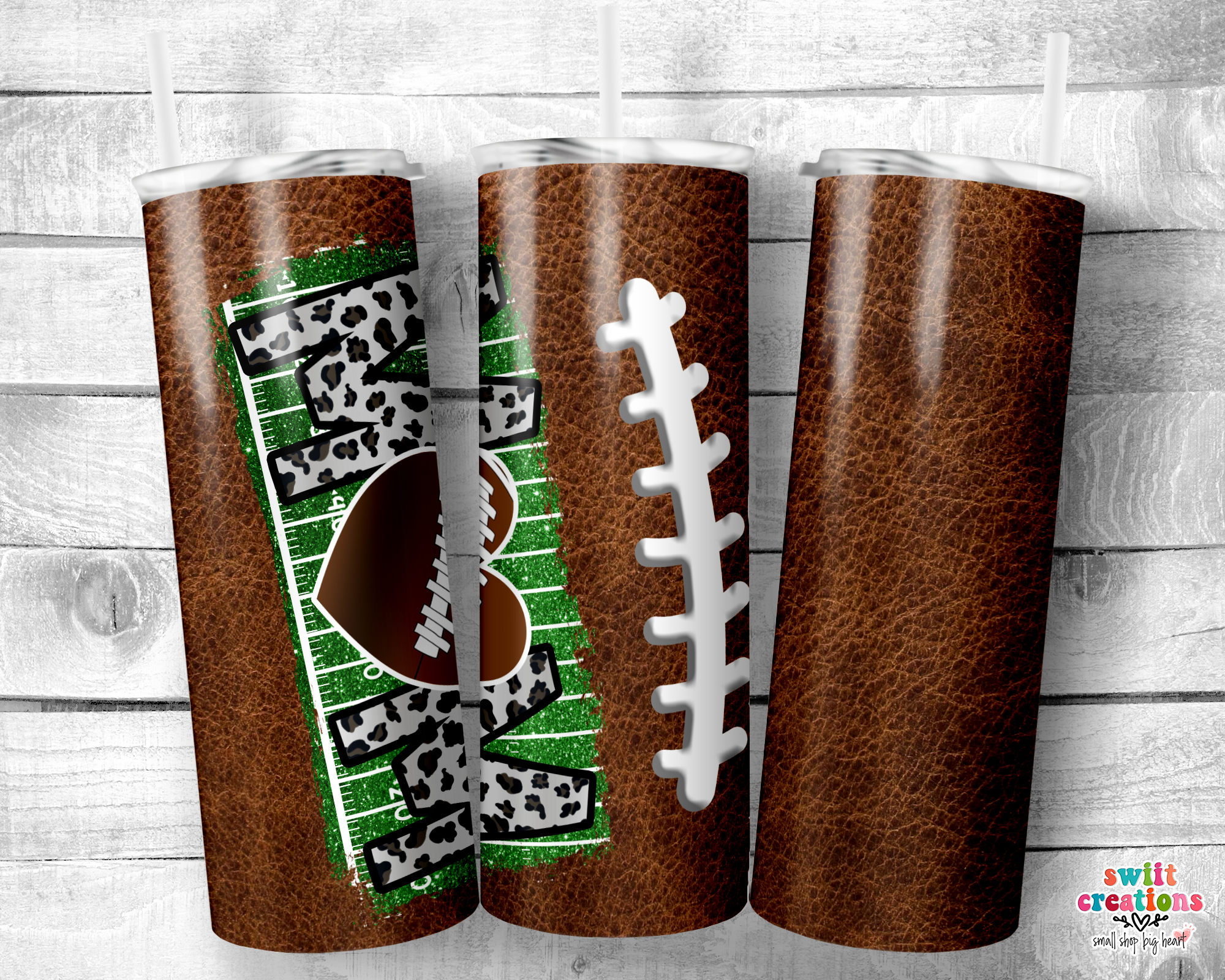 Football Mom Tumbler (T348)