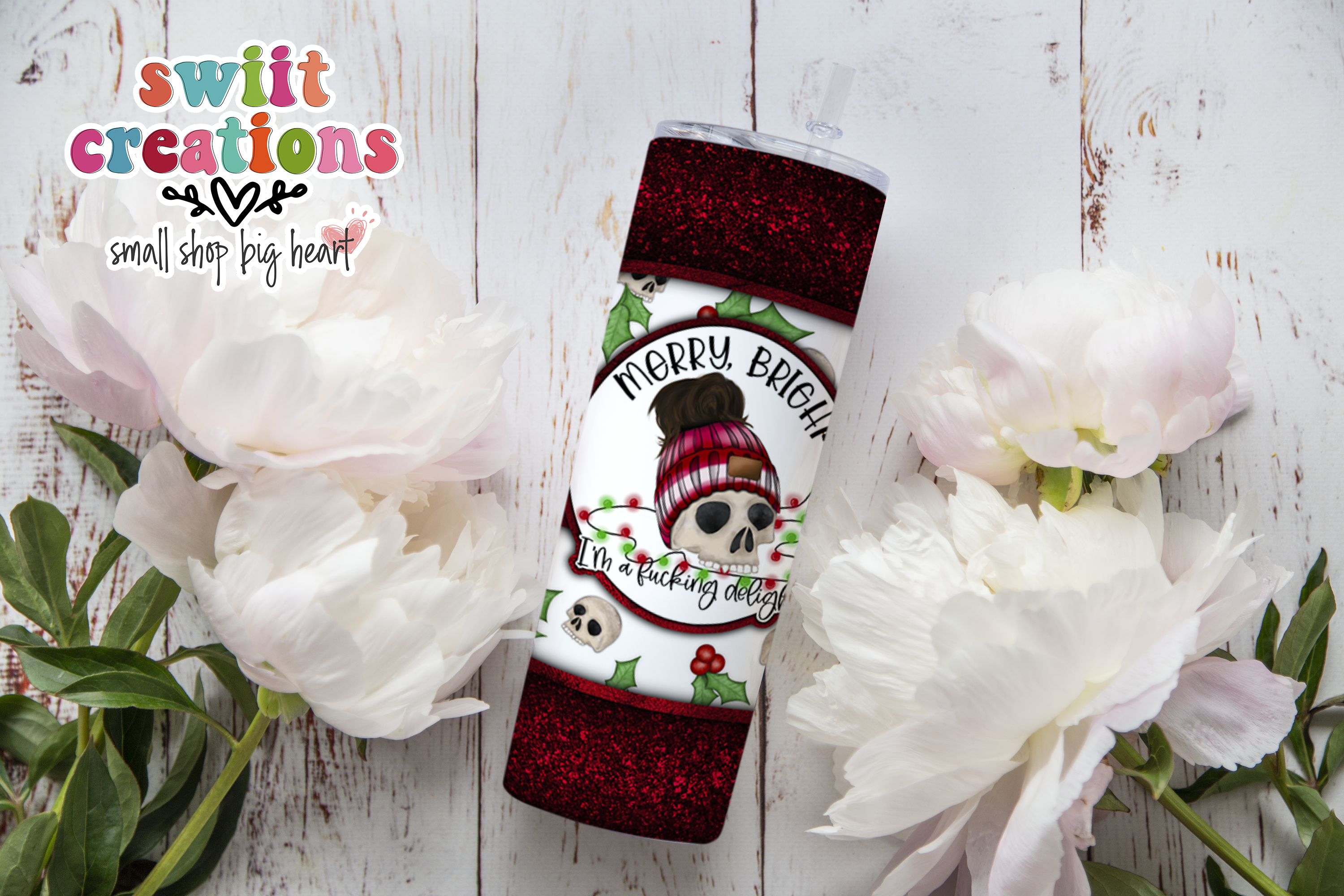 Merry Bright I'm a F*king Delight Tumbler (T331)