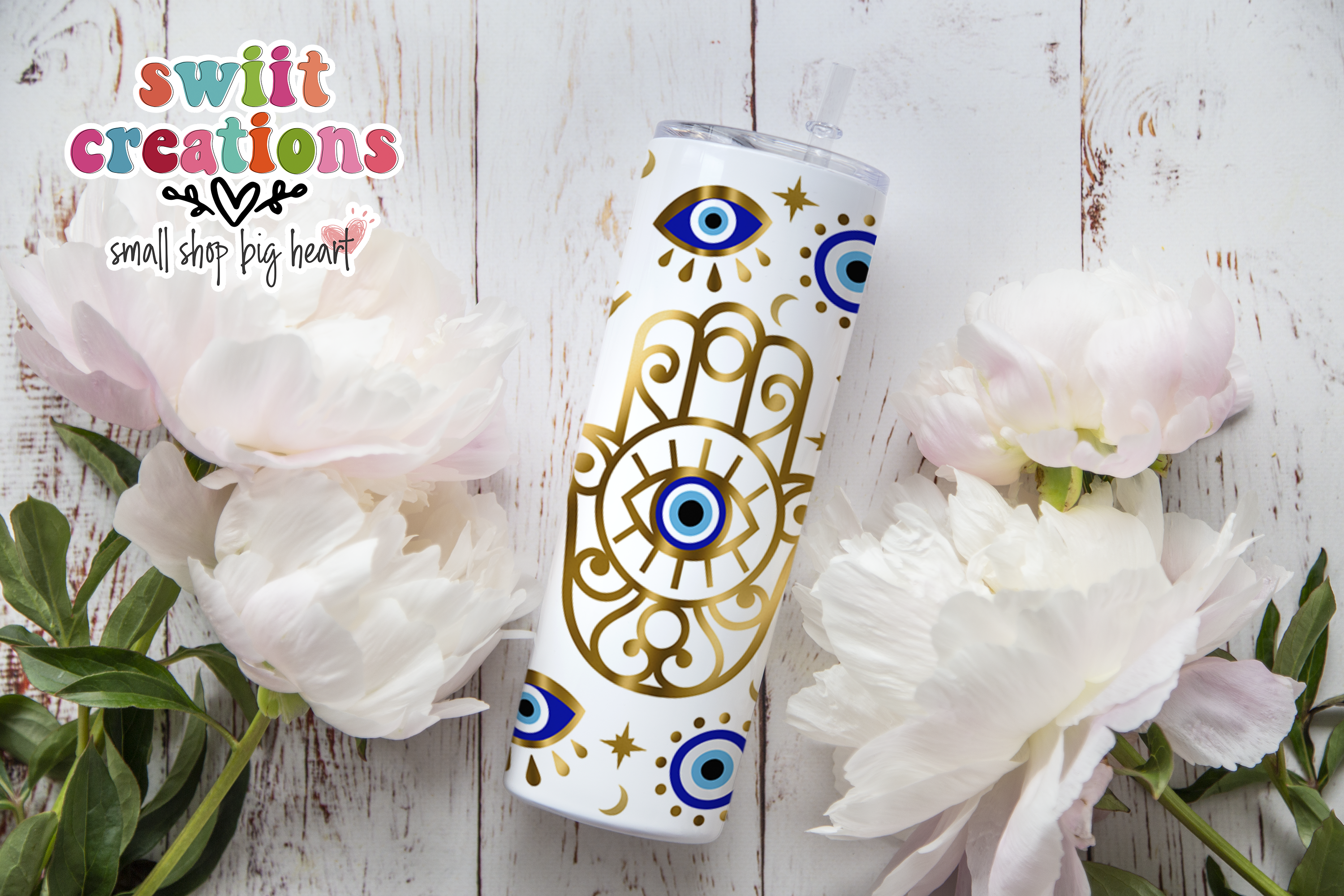 Evil Eye Tumbler (T382)