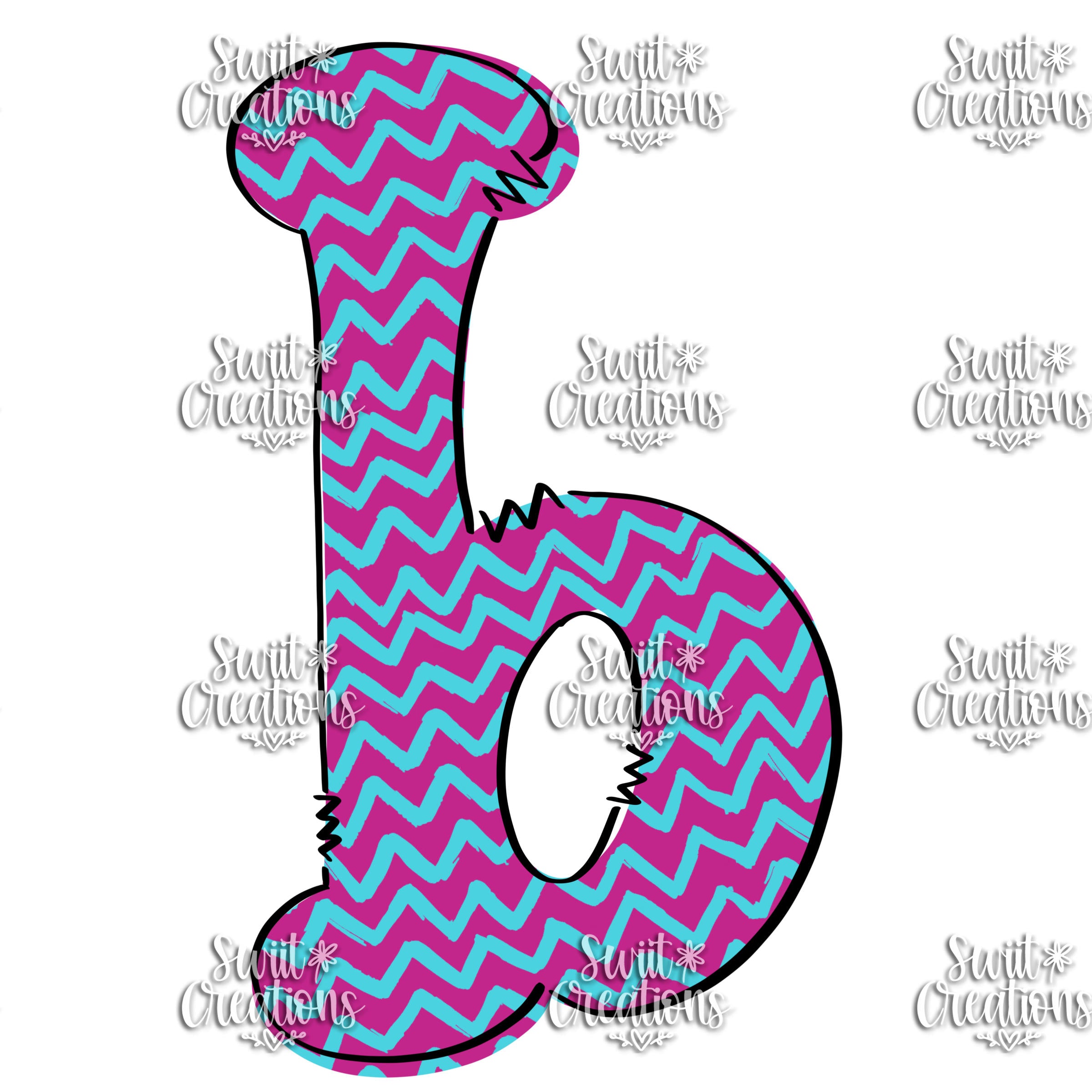 Funky Doodle Font Personalized Tumbler (T083)