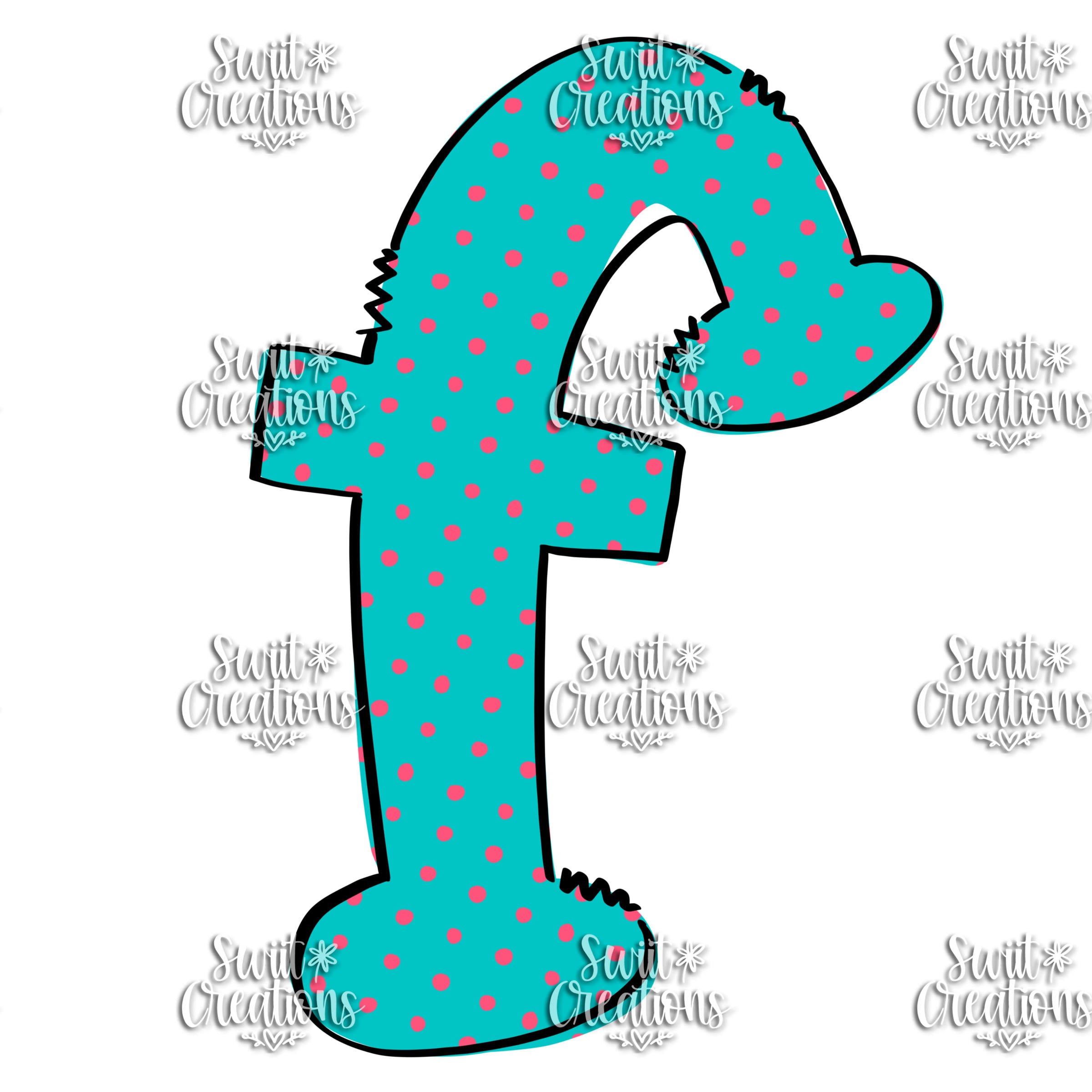 Funky Doodle Font Personalized Tumbler (T083)