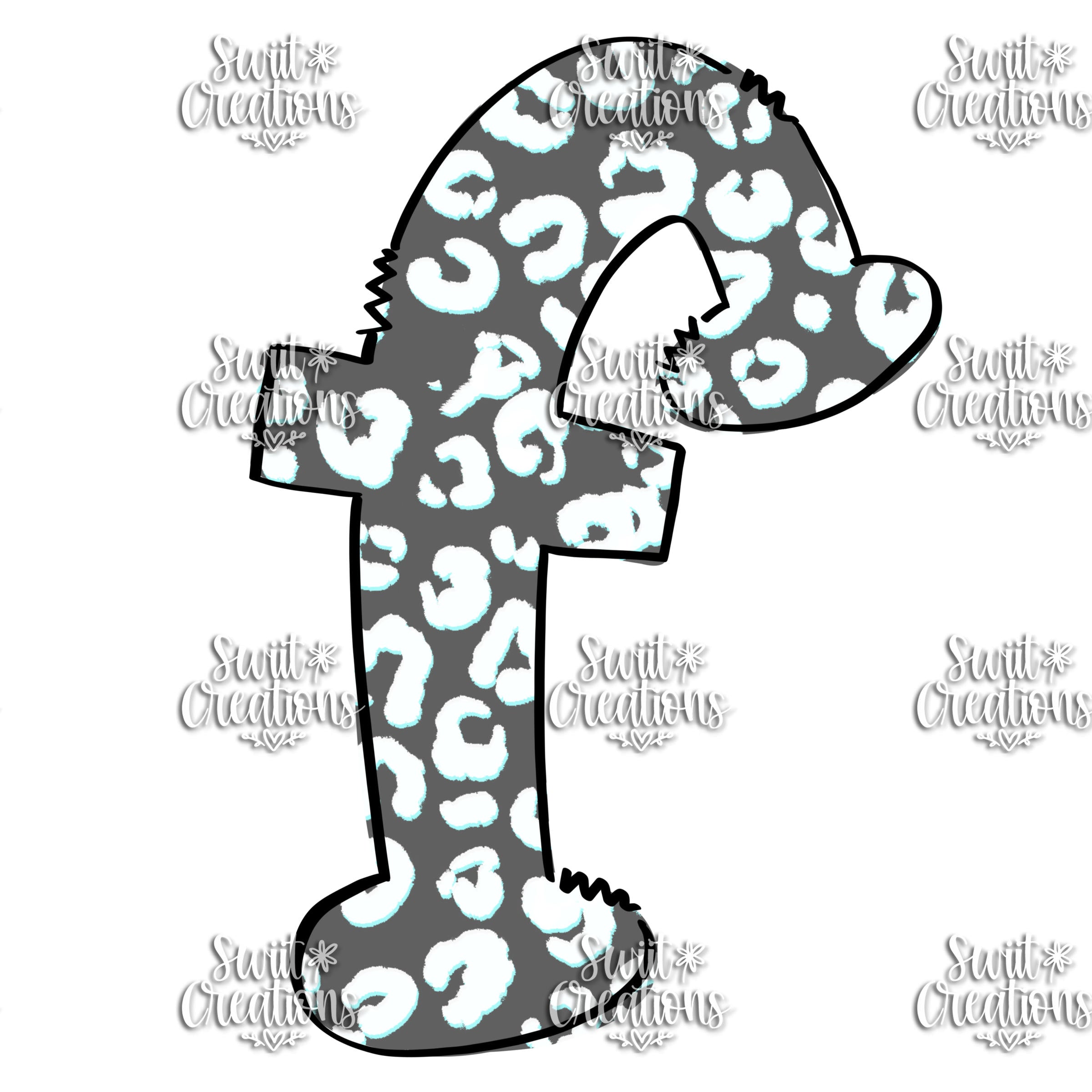Funky Doodle Font Personalized Tumbler (T083)