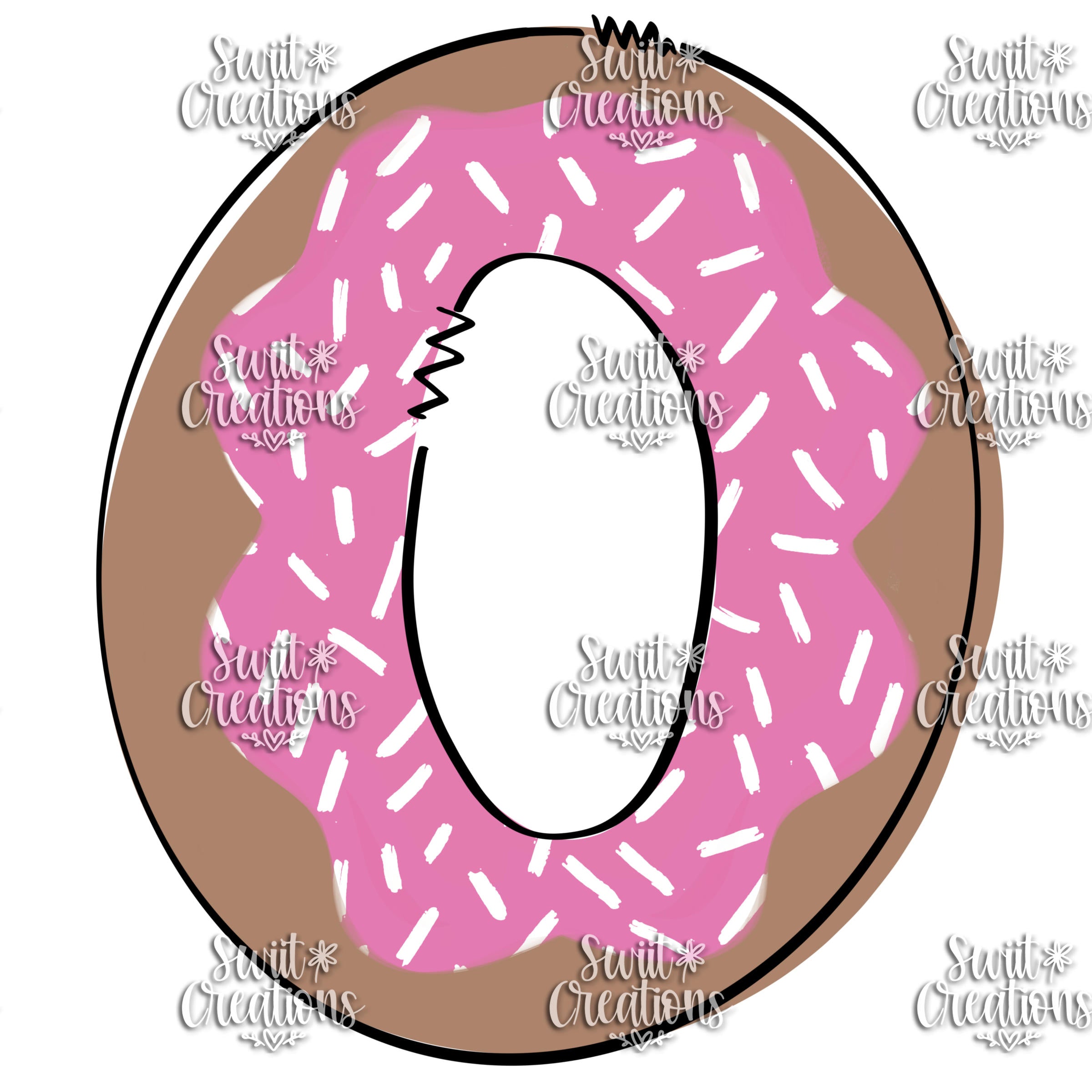 Funky Doodle Font Personalized Tumbler (T083)