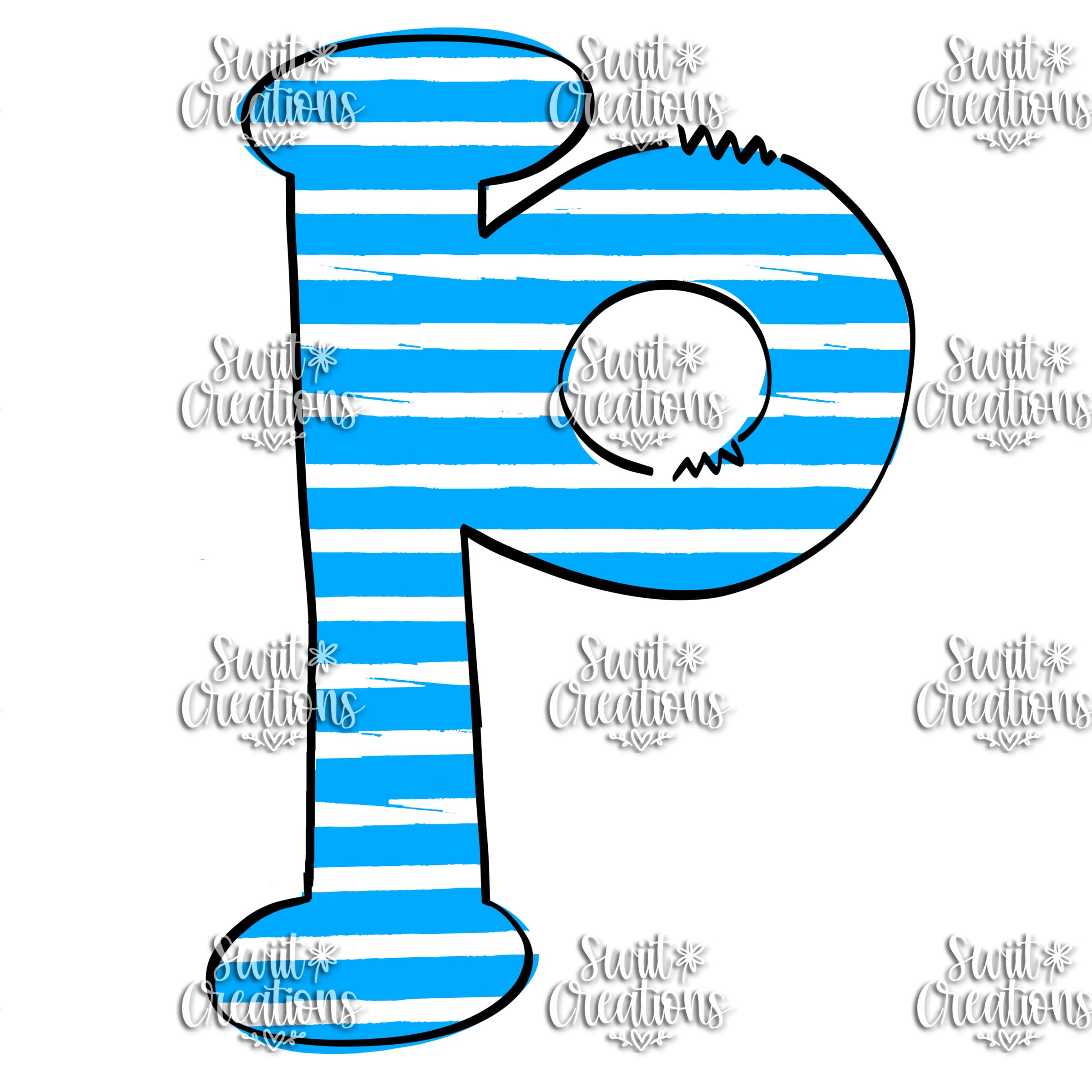 Funky Doodle Font Personalized Tumbler (T083)