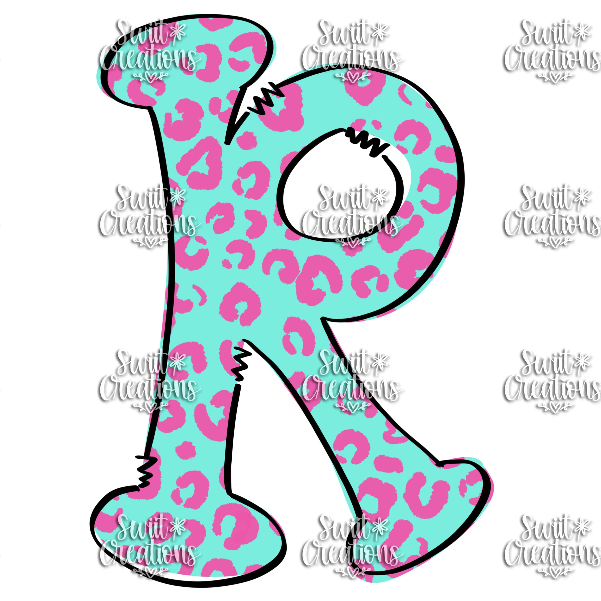 Funky Doodle Font Personalized Tumbler (T083)