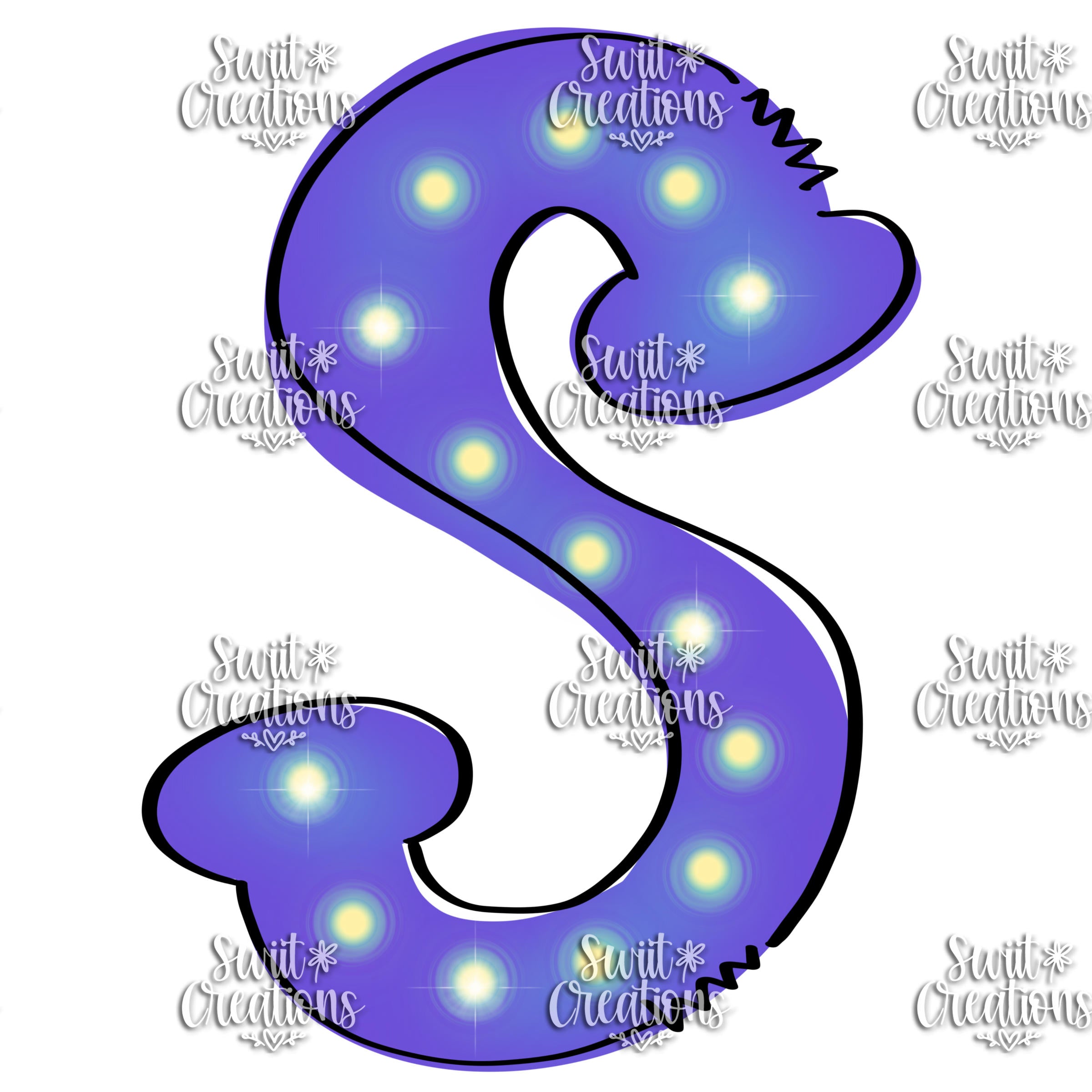 Funky Doodle Font Personalized Tumbler (T083)