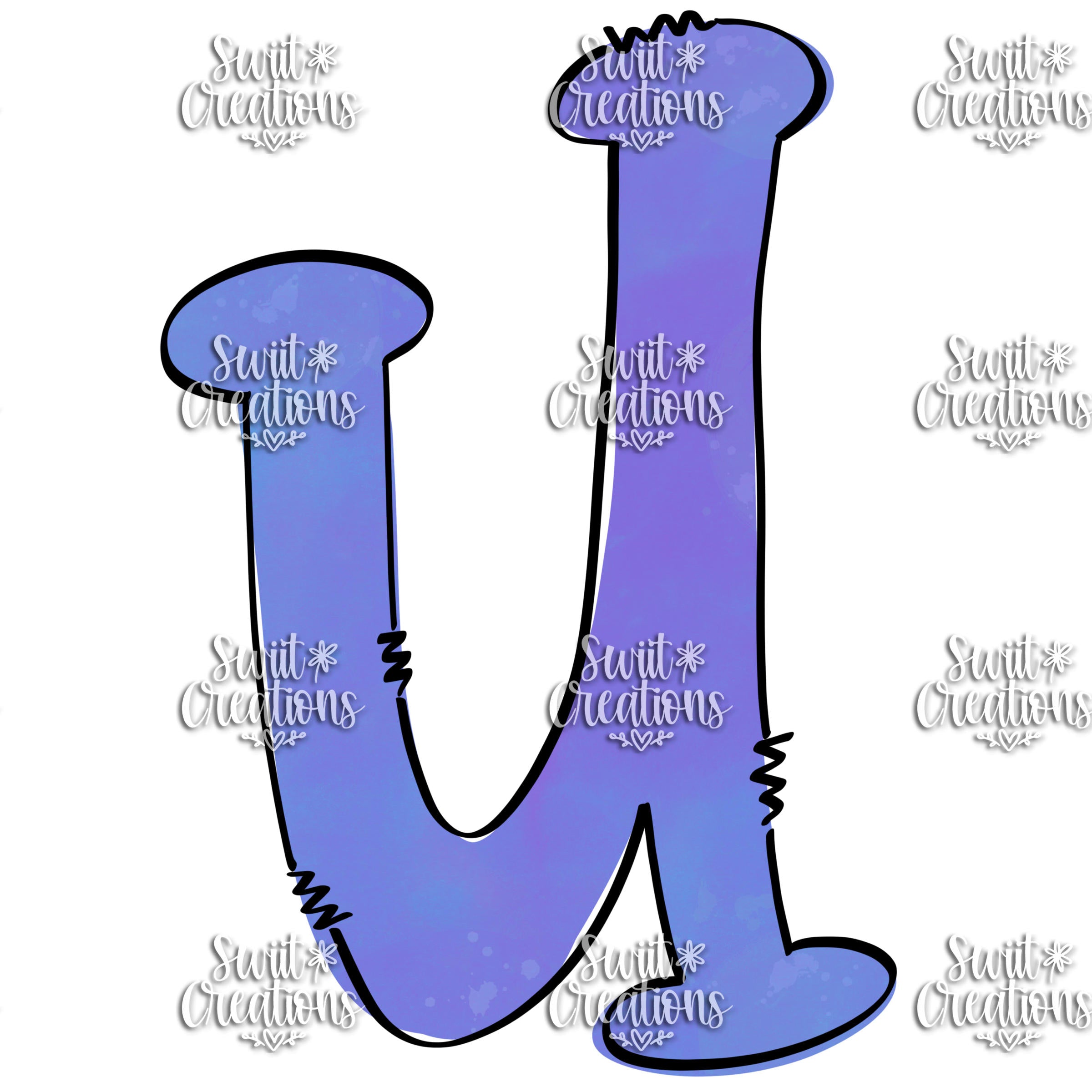 Funky Doodle Font Personalized Tumbler (T083)