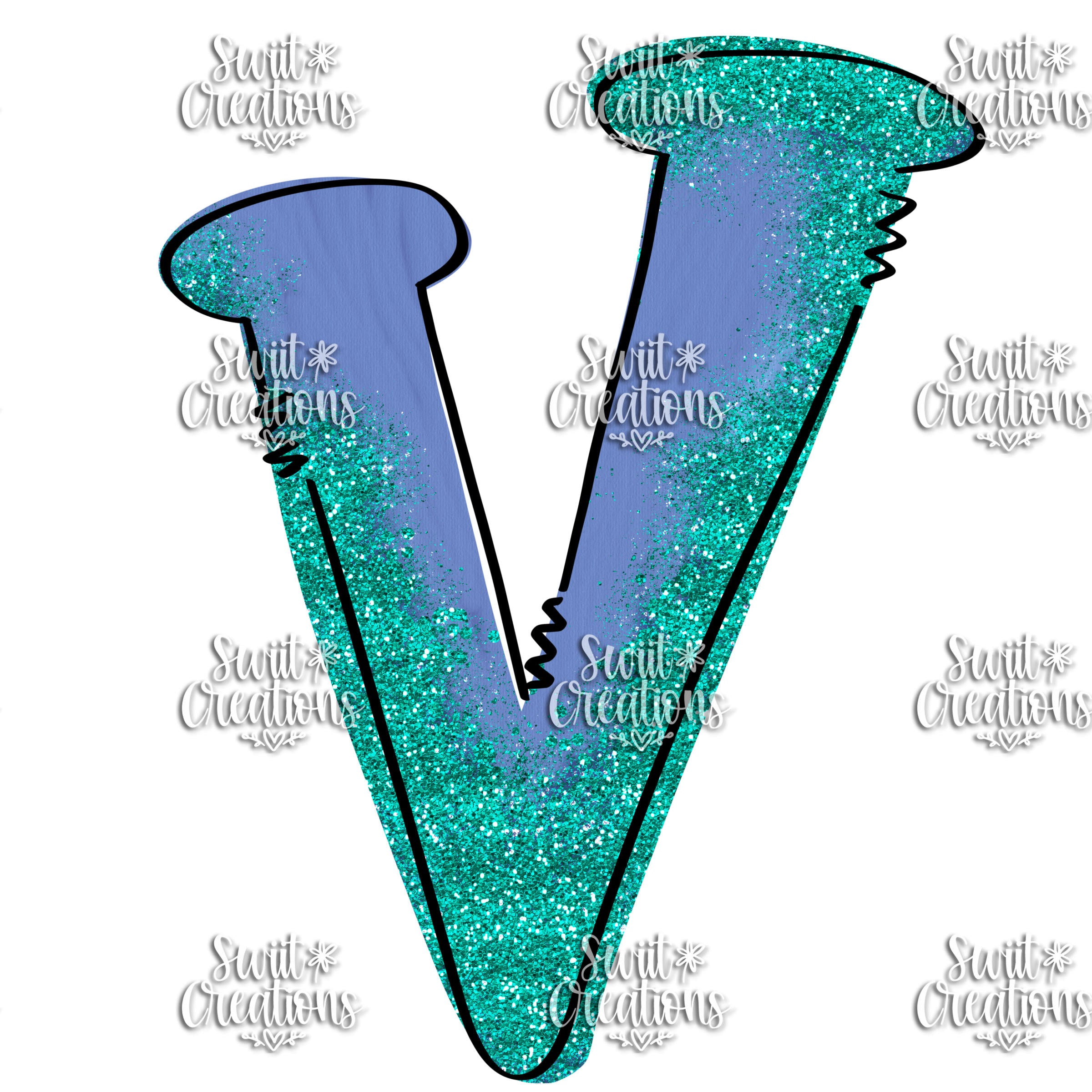 Funky Doodle Font Personalized Tumbler (T083)