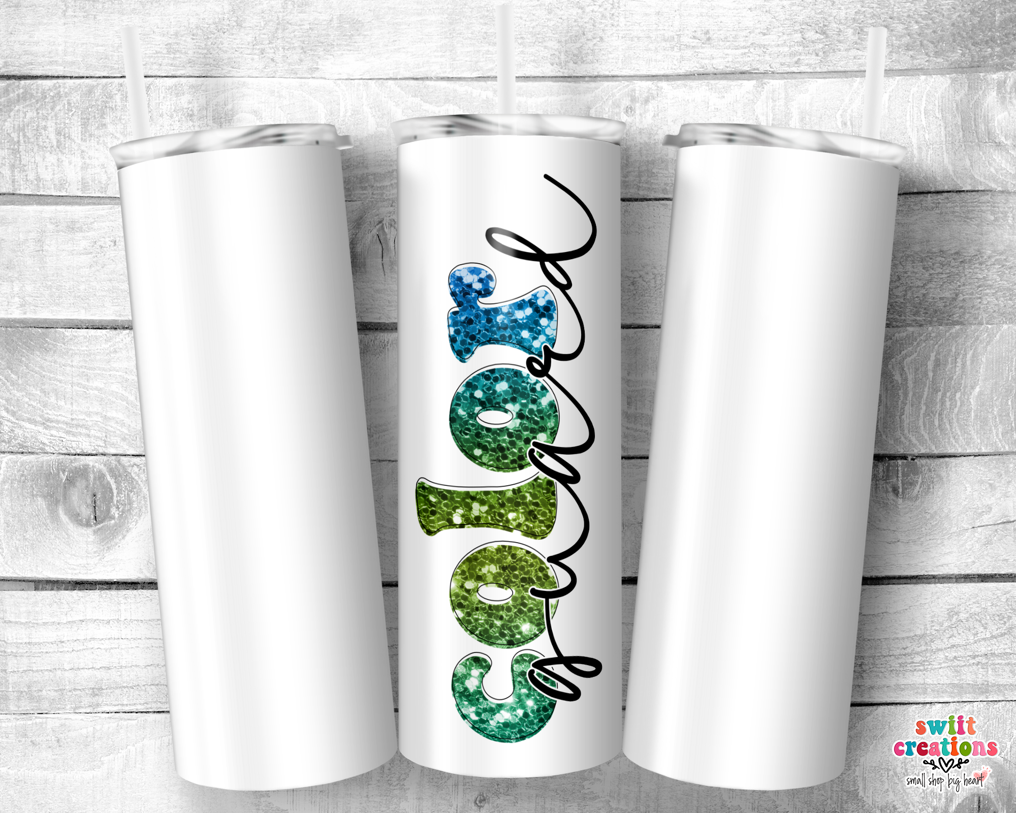 Color Guard Glitter Tumbler (T269)
