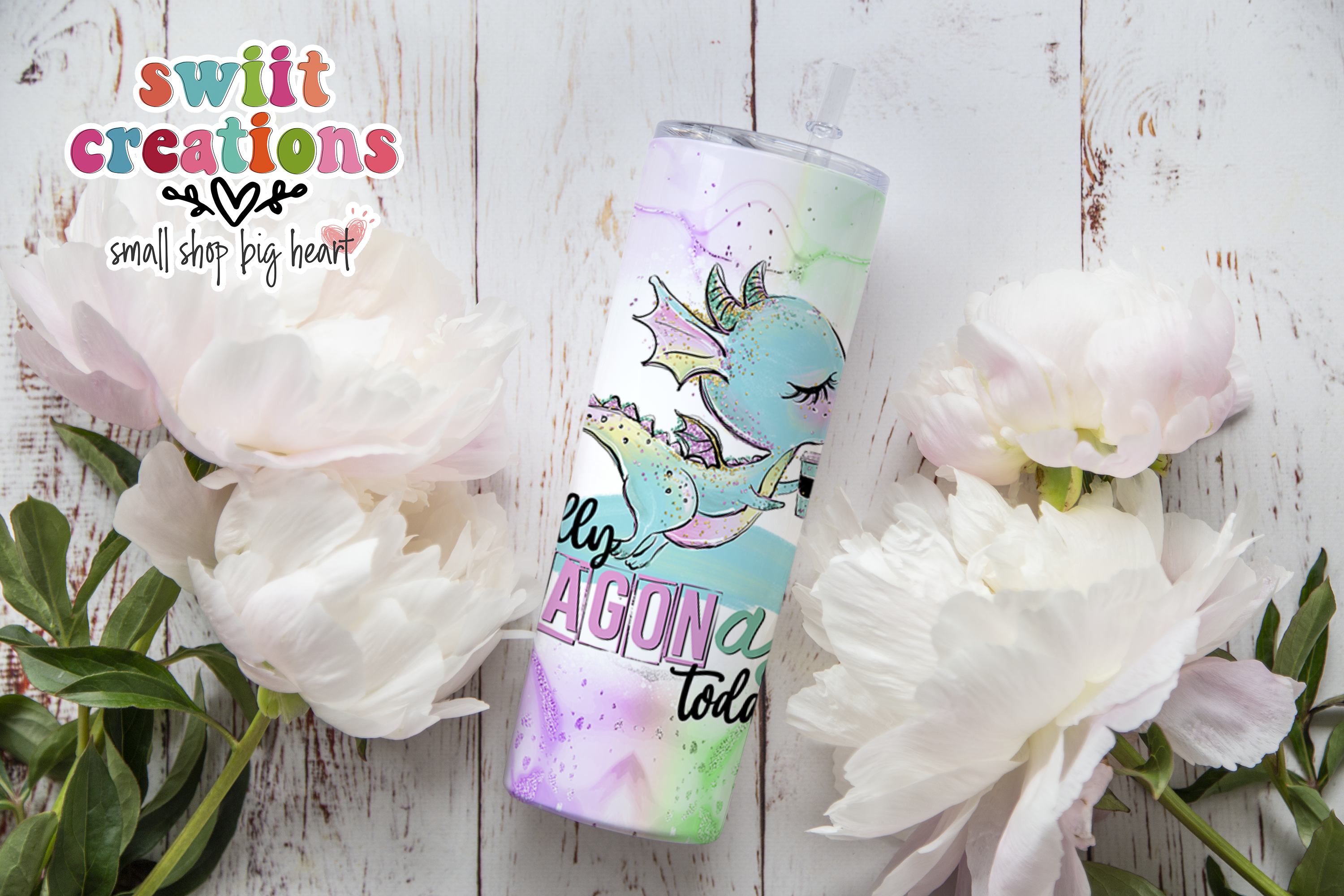 Dragon Ass Glitter Tumbler (T194)
