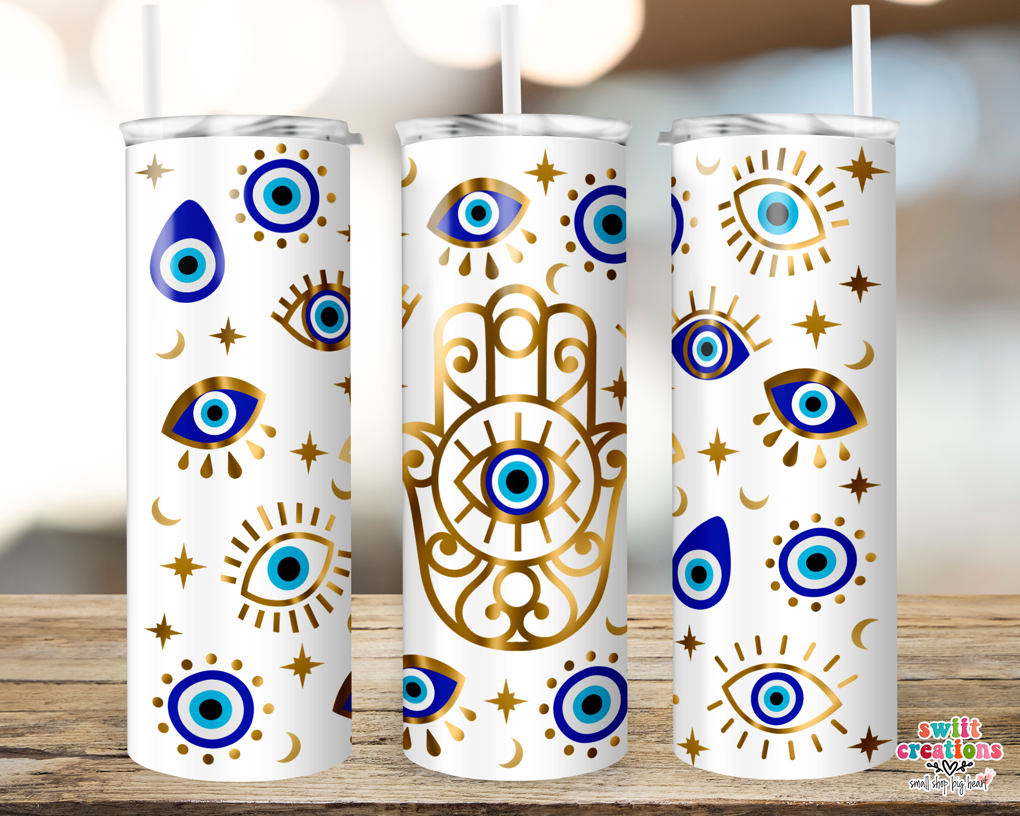 Evil Eye Tumbler (T382)