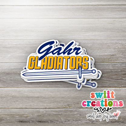 Gahr Gladiators Sticker SS193G