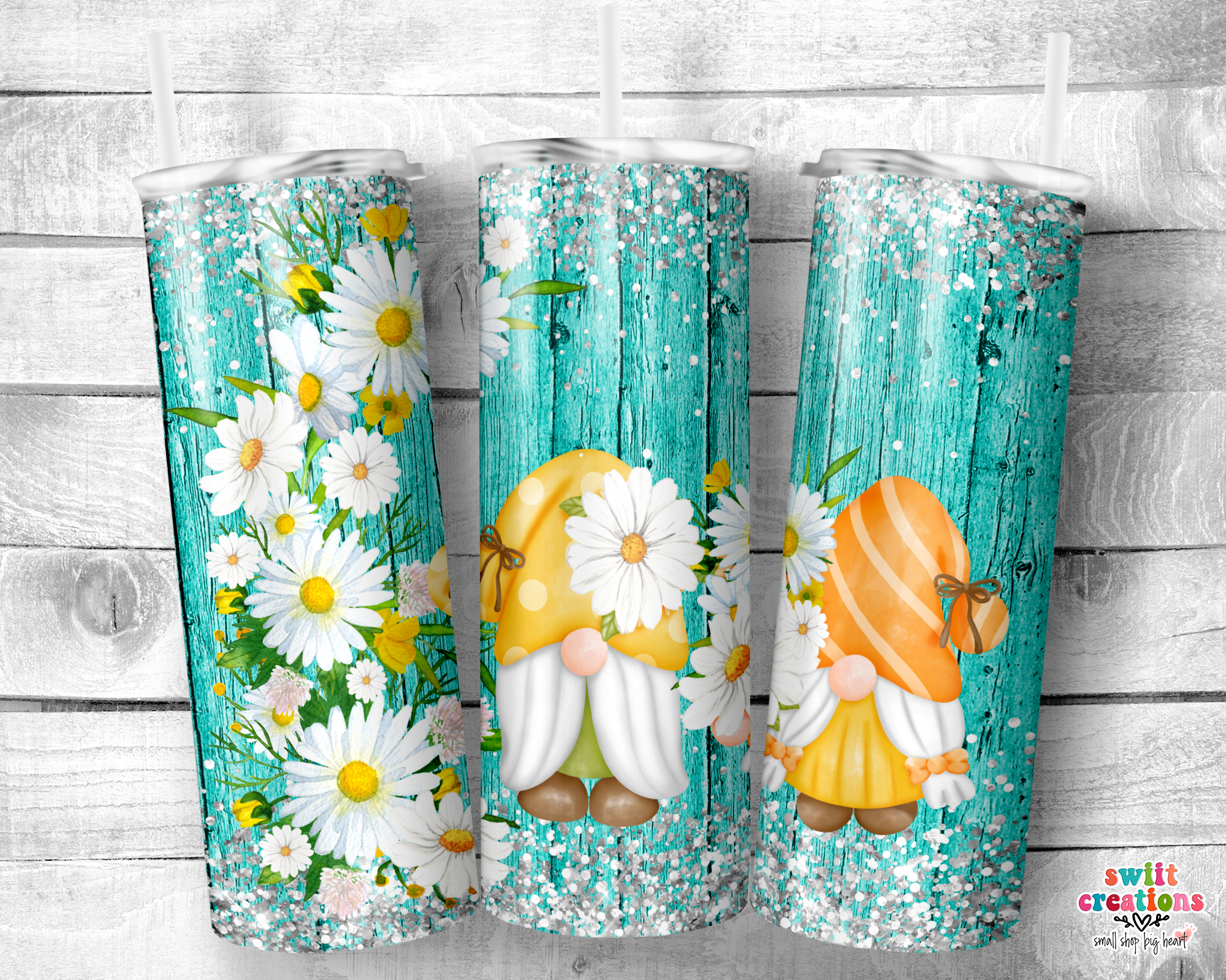 Daisy Gnome Tumbler (T178)