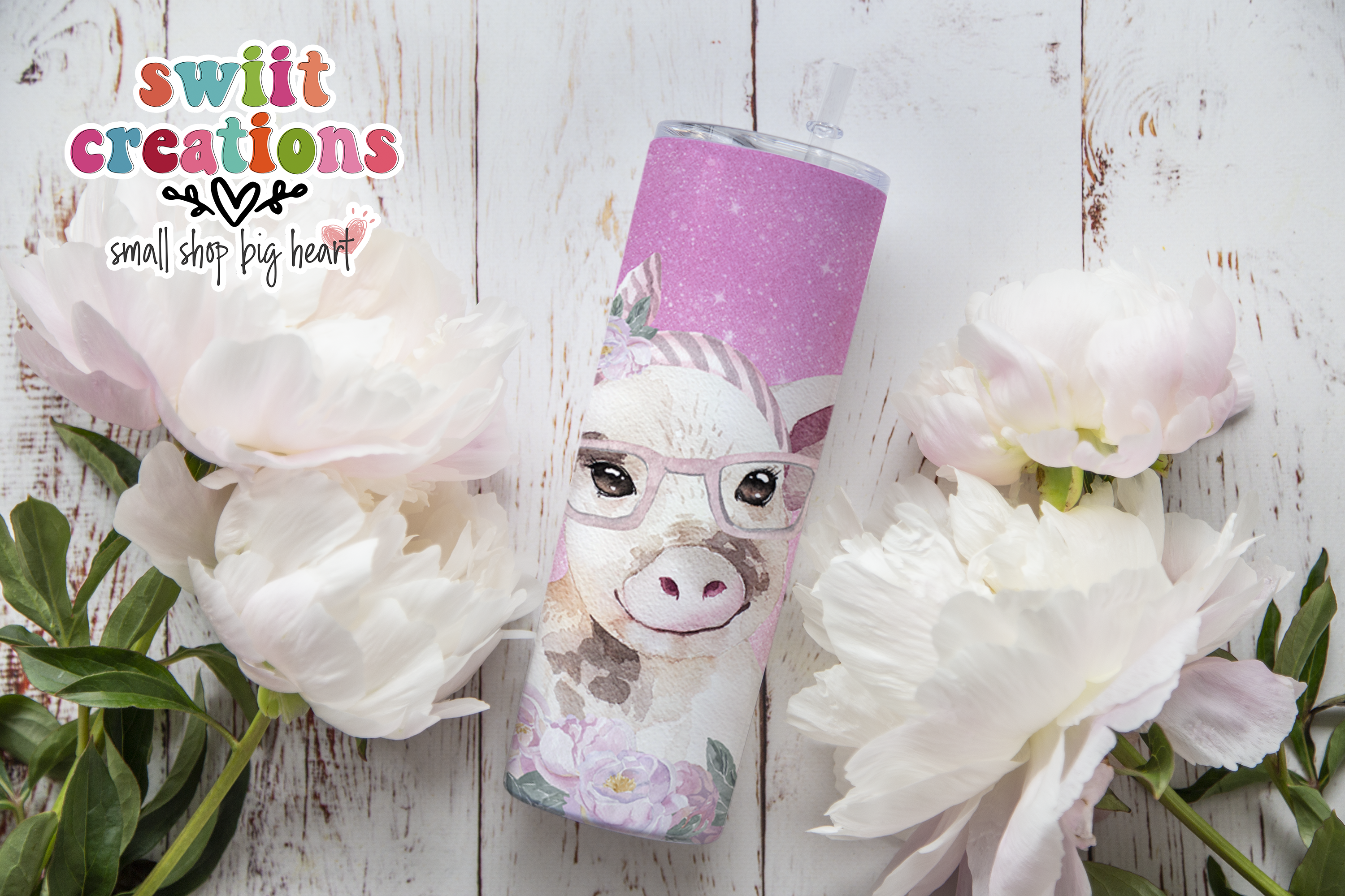 Cute Pig Tumbler (T342)