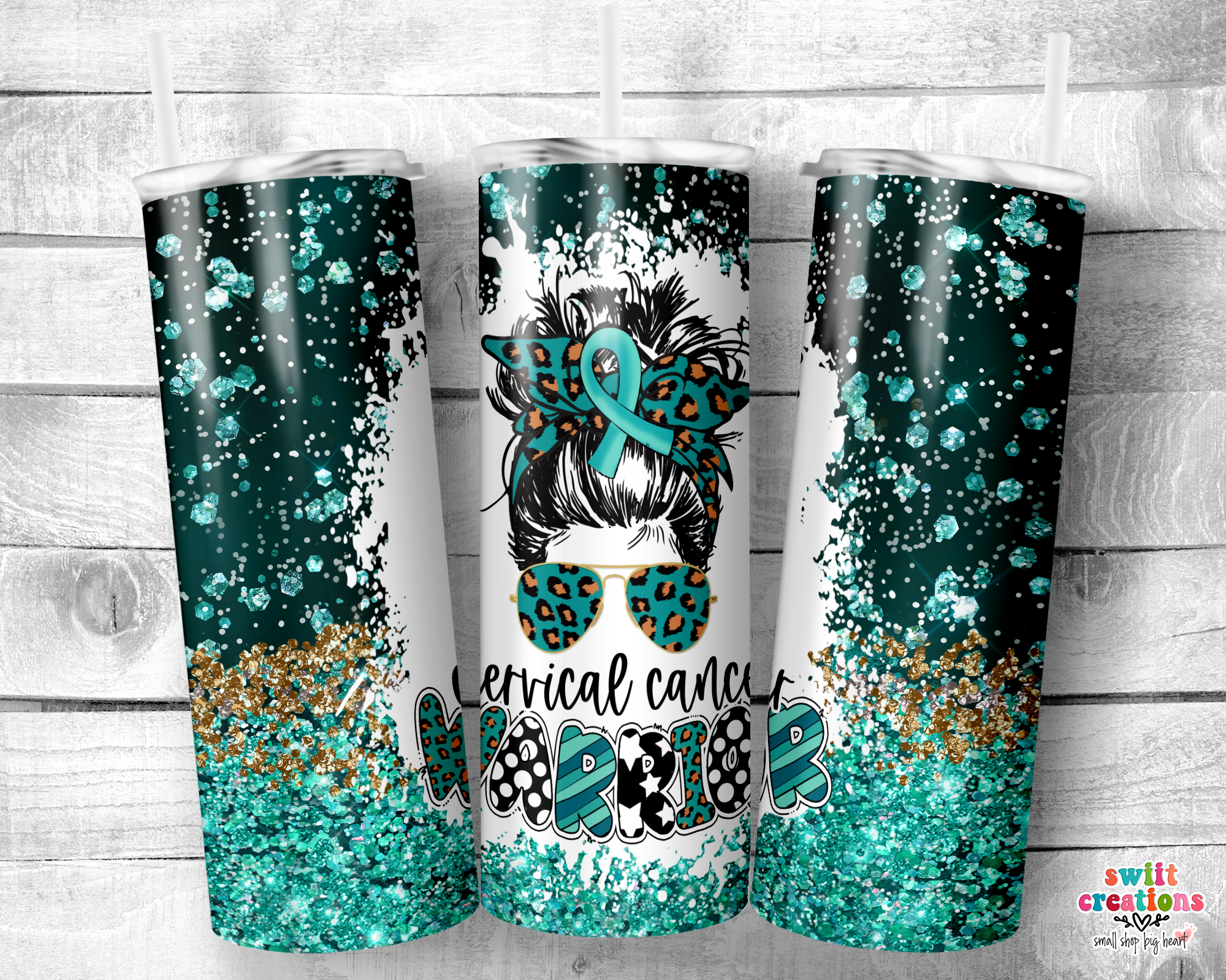 Cervical Cancer Warrior Tumbler (T254)
