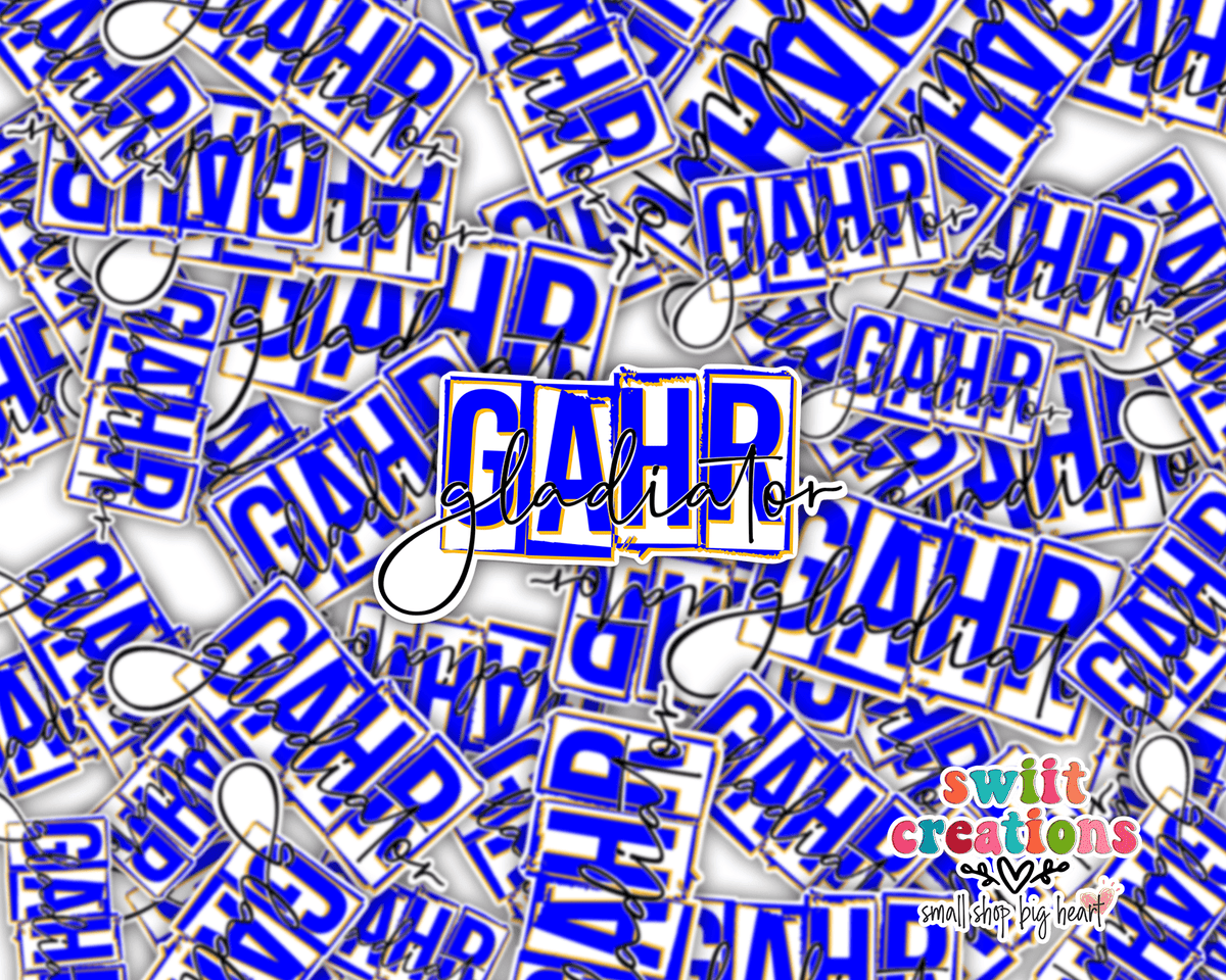 Gahr Gladiator Waterproof Sticker SS372 - Swiit Creations