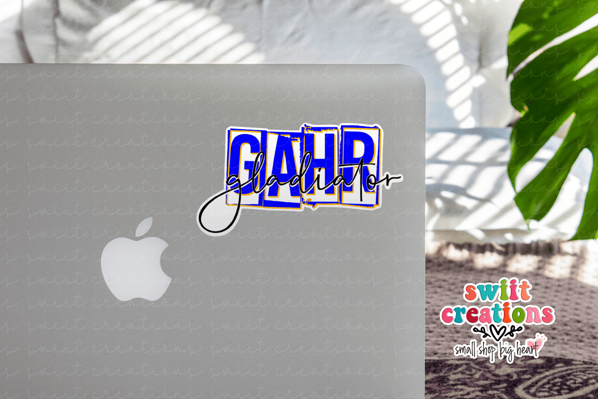Gahr Gladiator Waterproof Sticker SS372 - Swiit Creations