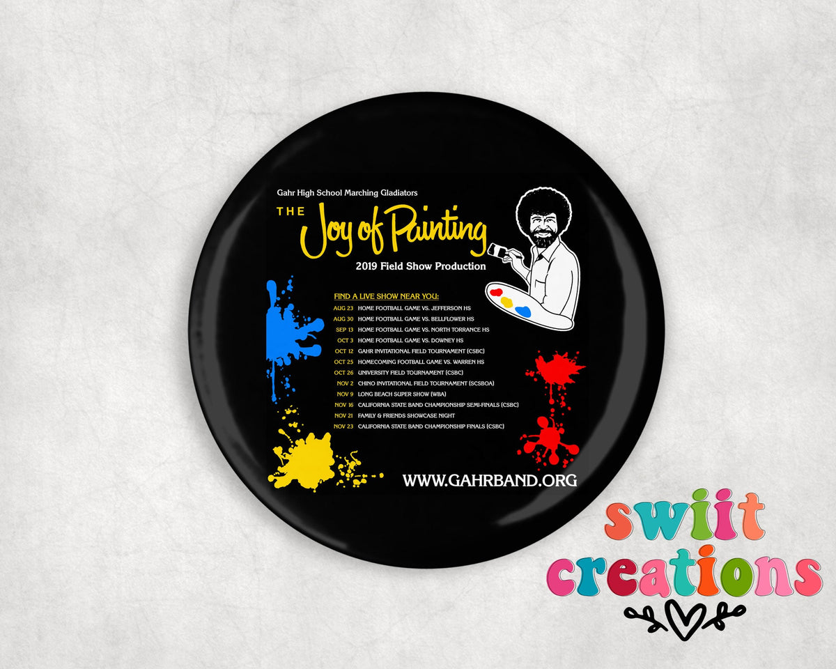 Gahr Show Pin Buttons 2.25" - Swiit Creations