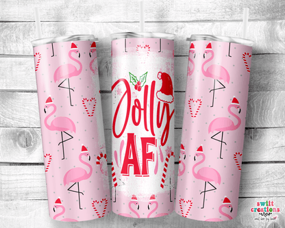 Jolly AF Tumbler (T307) - Swiit Creations