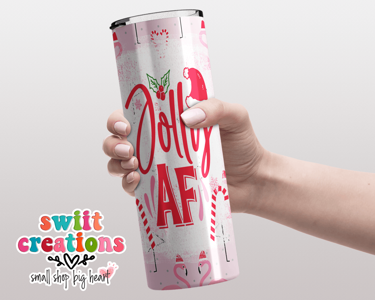 Jolly AF Tumbler (T307) - Swiit Creations