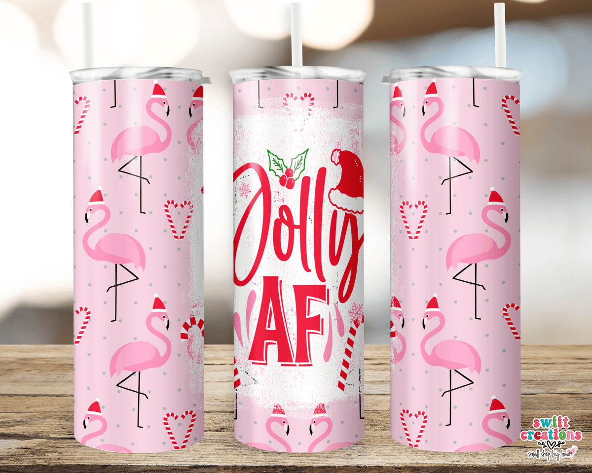Jolly AF Tumbler (T307) - Swiit Creations