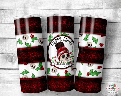 Merry Bright I'm a F*king Delight Tumbler (T331) - Swiit Creations