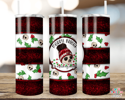 Merry Bright I'm a F*king Delight Tumbler (T331) - Swiit Creations